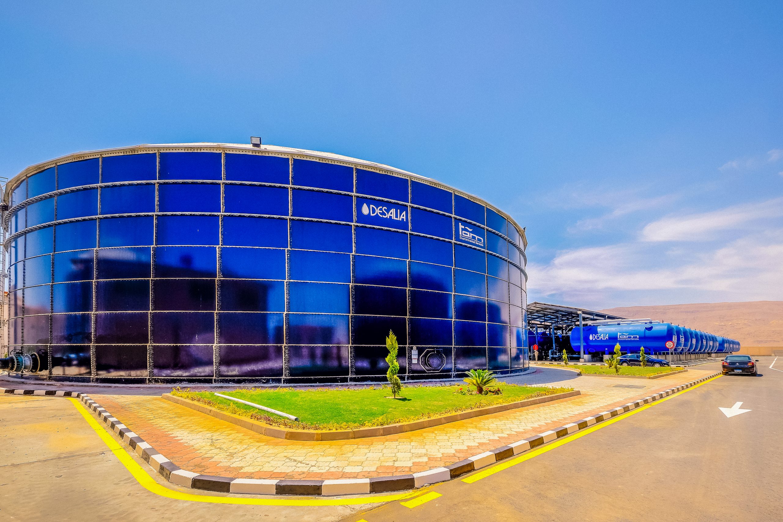 محطة تحلية مياة البحر بالسخنة 