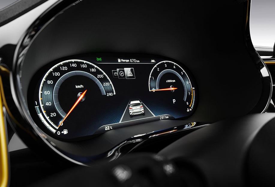 التصميم الداخلي لسيارة كيا 2022