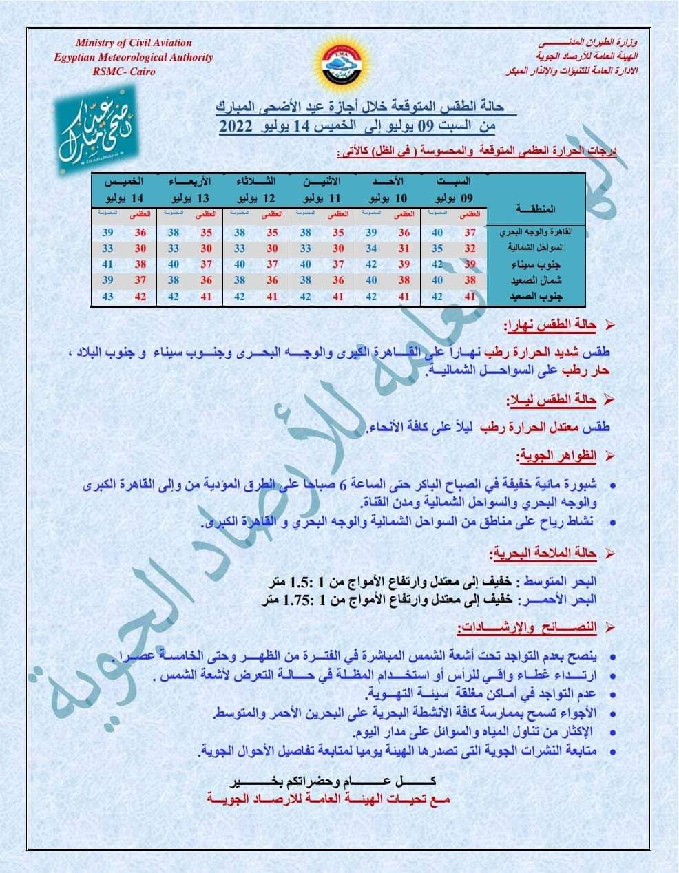 الأرصاد الجوية
