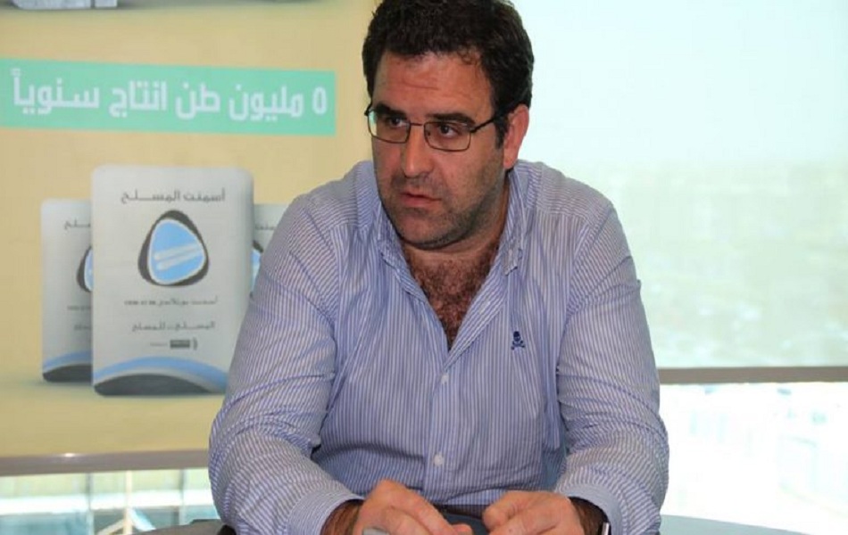 سيرخيو الكانتاريا الرئيس التنفيذي لشركة العربية للأسمنت