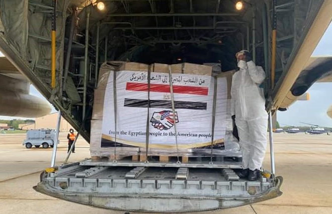 مساعدات طبية مصرية