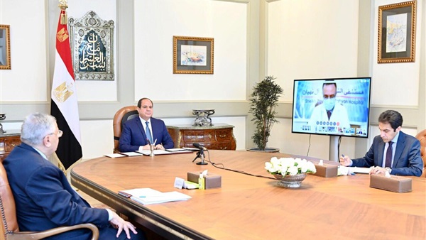 الرئيس السيسي خلال الاجتماع