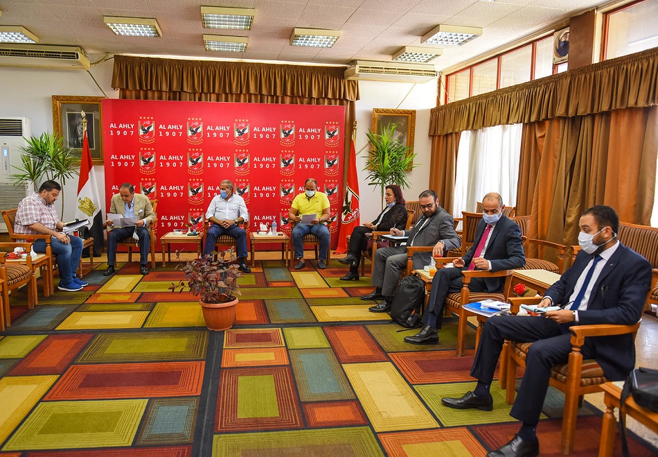 عدد من قيادات قناة السويس للتأمين والنادي الأهلي