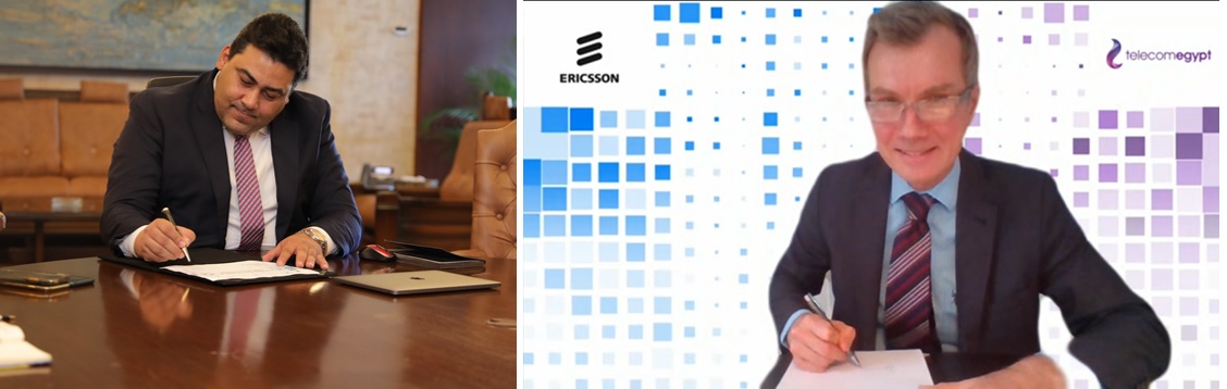 المصرية للاتصالات توقع اتفاقية مع إريكسون