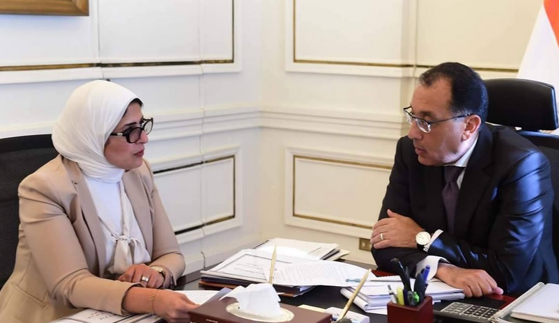 اجتماع رئيس الوزراء مع وزيرة الصحة