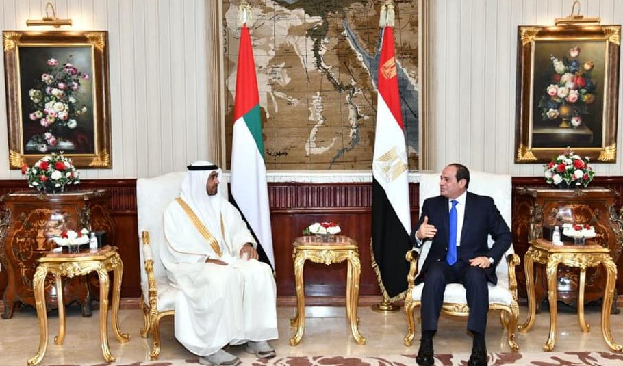 الرئيس السيسي يلتقي سمو الشيخ محمد بن زايد آل نهيان