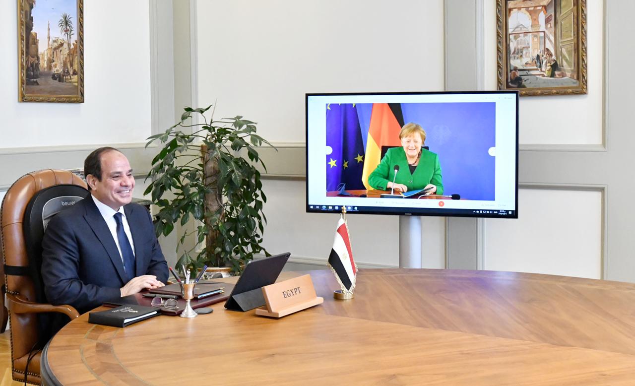 الرئيس السيسي خلال اللقاء