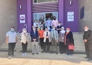 وفد وزارة الصحة