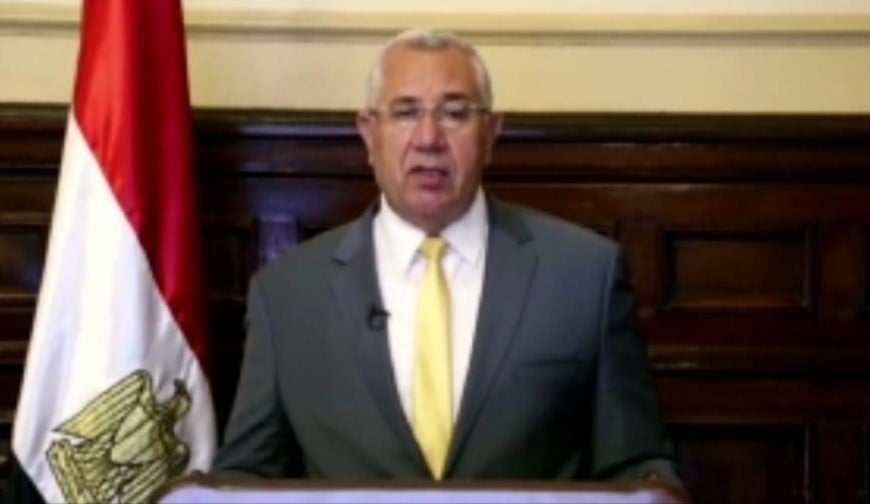 وزير الزراعة خلال القاء كلمة مصر فى مؤتمر الأمم المتحدة للتصحر