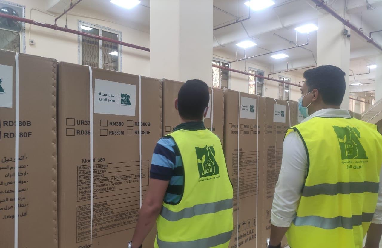 مصر الخير تدعم الصحة ب١٠٠ ثلاجة لحفظ لقاحات كورونا للتوسع في مراكز تطعيم المواطنين