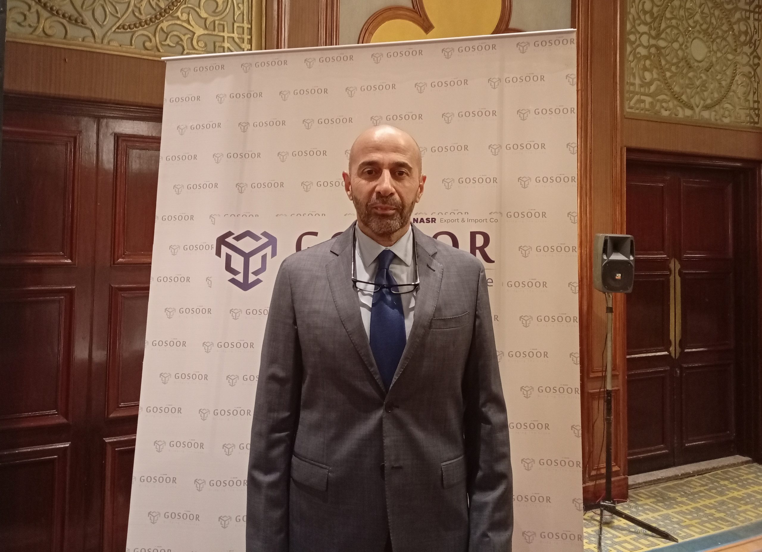 المهندس أشرف سعيد العضو المنتدب التنفيذي لشركة النصر للتصدير والاستيراد " جسور"