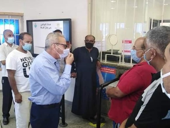 رئيس مدينة الغردقة يتفقد المراكز التكنولوجية