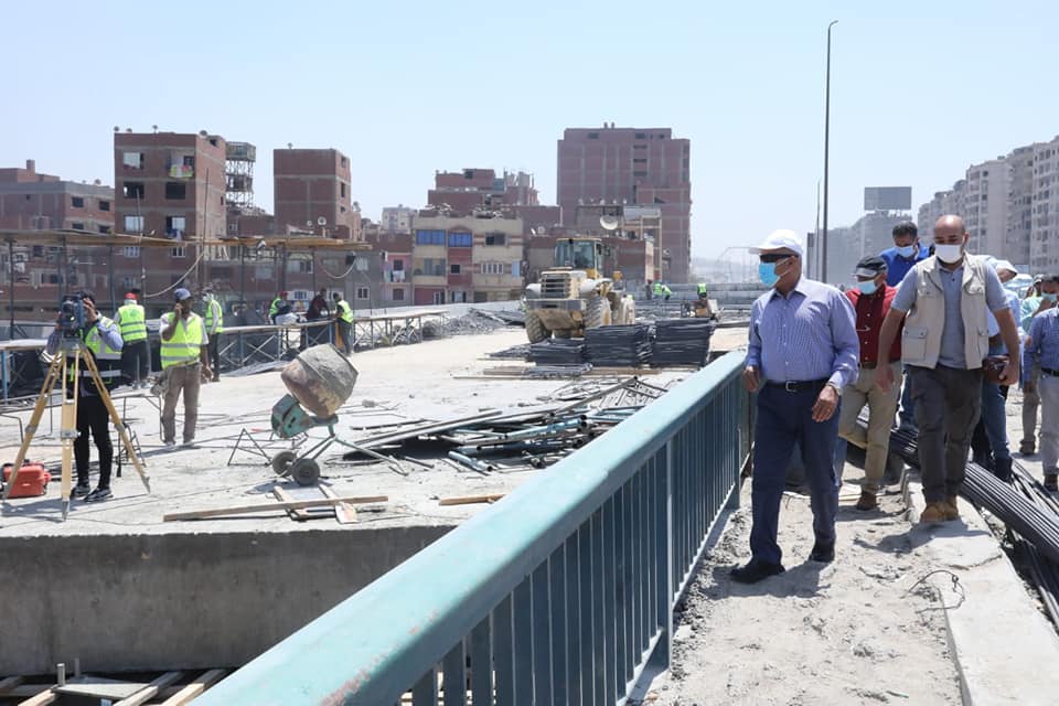 تفقد وزير النقل : مشروع توسعة الطريق الدائرى