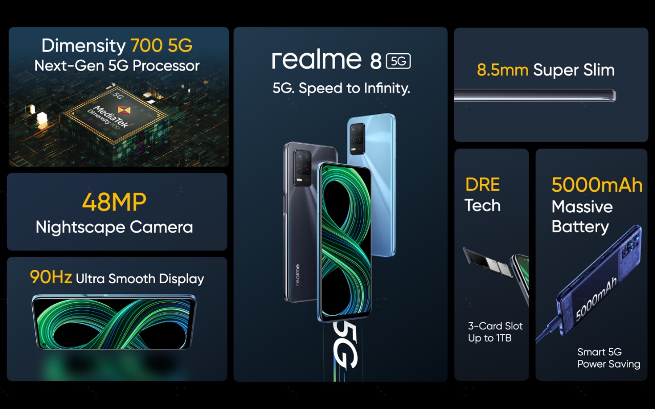 هاتف realme 8 5G