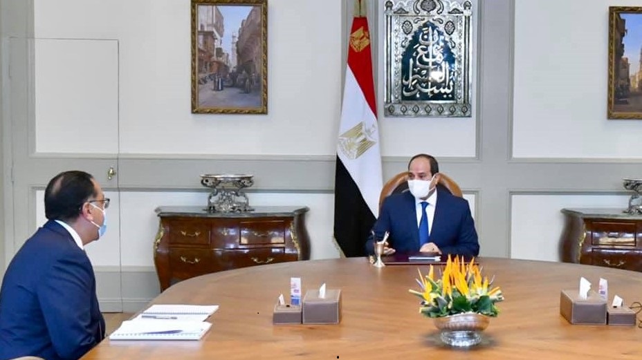 الرئيس السيسى خلال الاجتماع