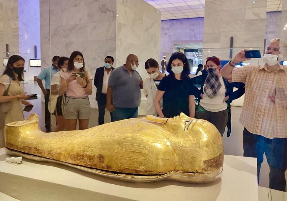 المتحف القومي للحضارة يستقبل الوفد الروسي