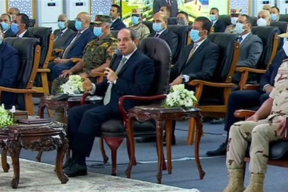 الرئيس السيسي افتتاح معاجلة مياه بحر البقر