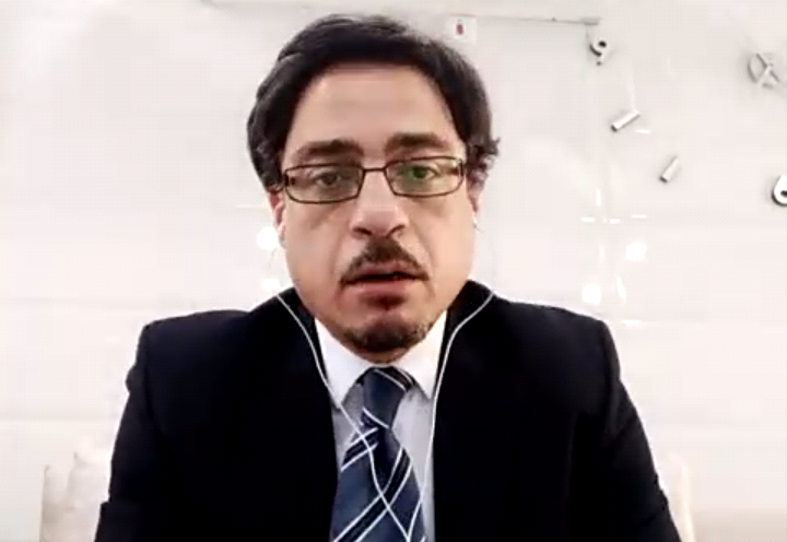 المستشار التجاري ماجد سابق رئيس المكتب التجاري المصري بالعاصمة العراقية بغداد