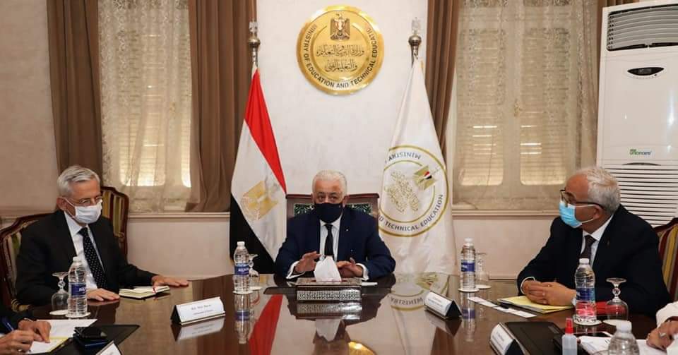 وزير التعليم وسفير فرنسا يبحثان سبل التعاون المشترك في تطوير المنظومة