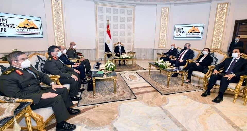 السيسي يستقبل رئيس شركة داسو