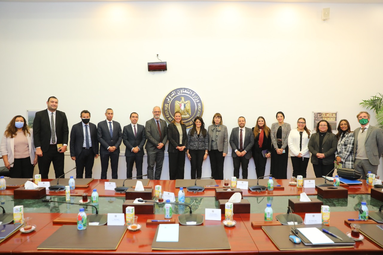 وزيرة التعاون الدولي