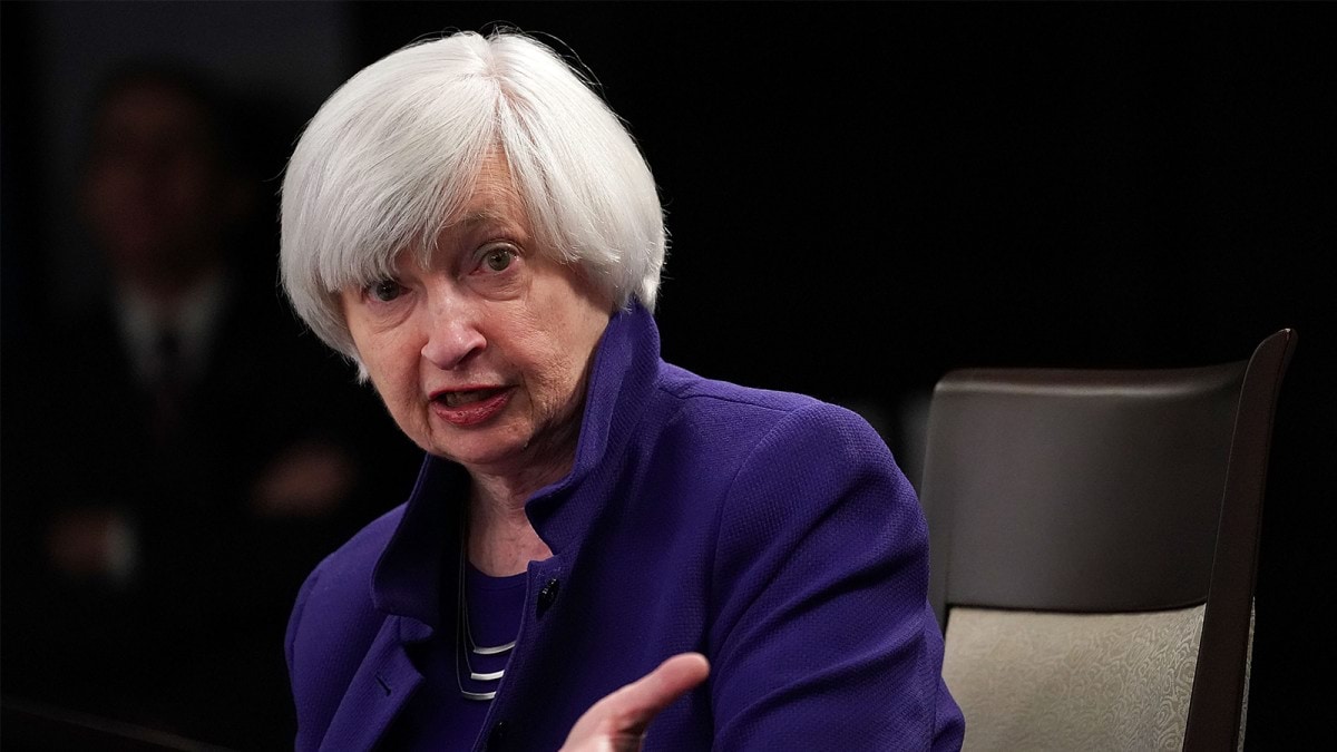 وزيرة الخزانة الأمريكية