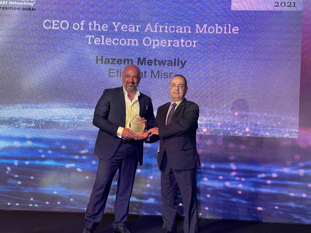 حازم متولي أثناء التكريم