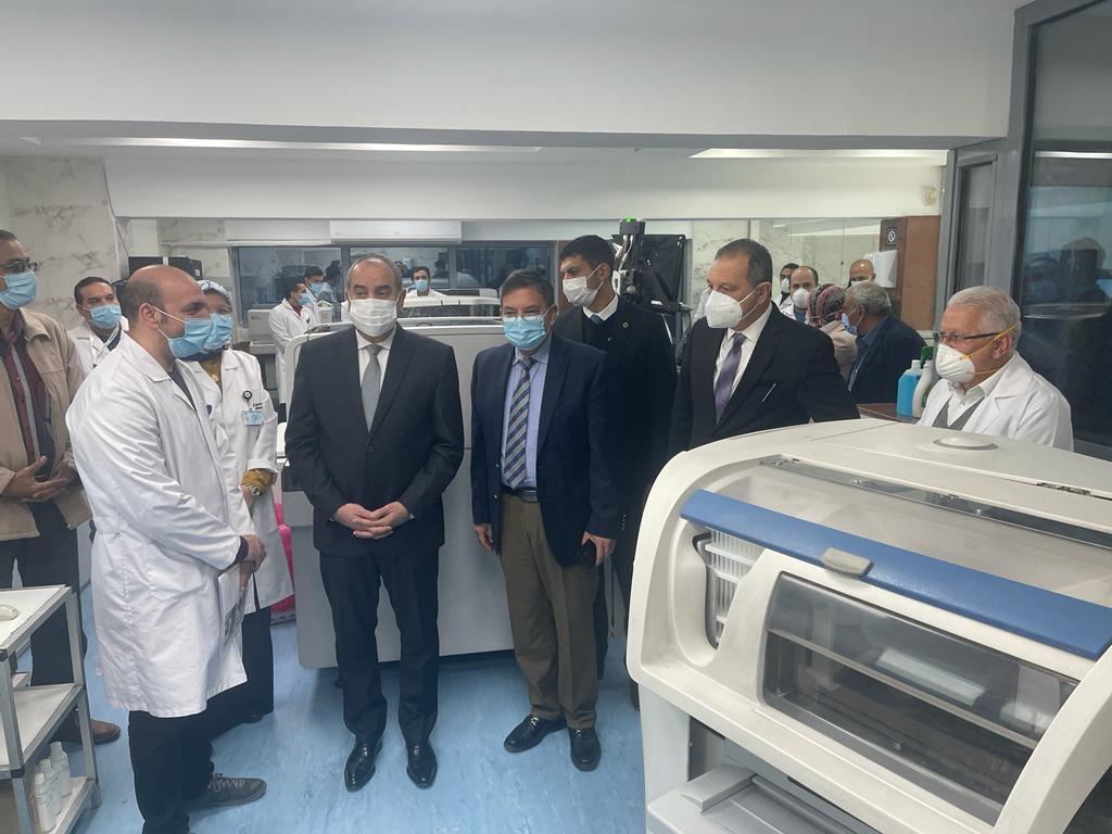 وزير الطيران يفتتح أعمال تطوير بمسشتفى مصر للطيران