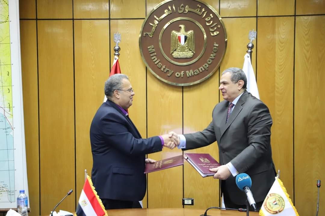 سعفان و اندريه زكي يوقعان بروتوكول تعاون لنشر ثقافة العمل الحر