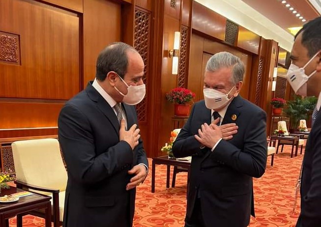 الرئيس السيسي في مباحثات ثنائية