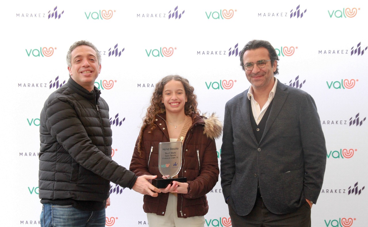 «مراكز» تنضم إلى «ڤاليو» في رعاية هنا جودة، أصغر بطلة مصرية في تنس الطاولة