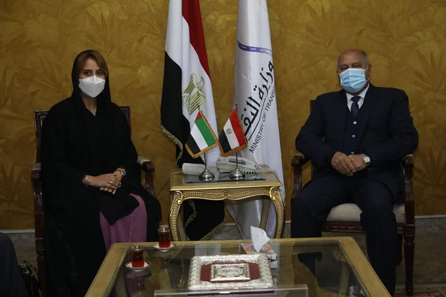 وزيرة النقل وسفيرة الامارات