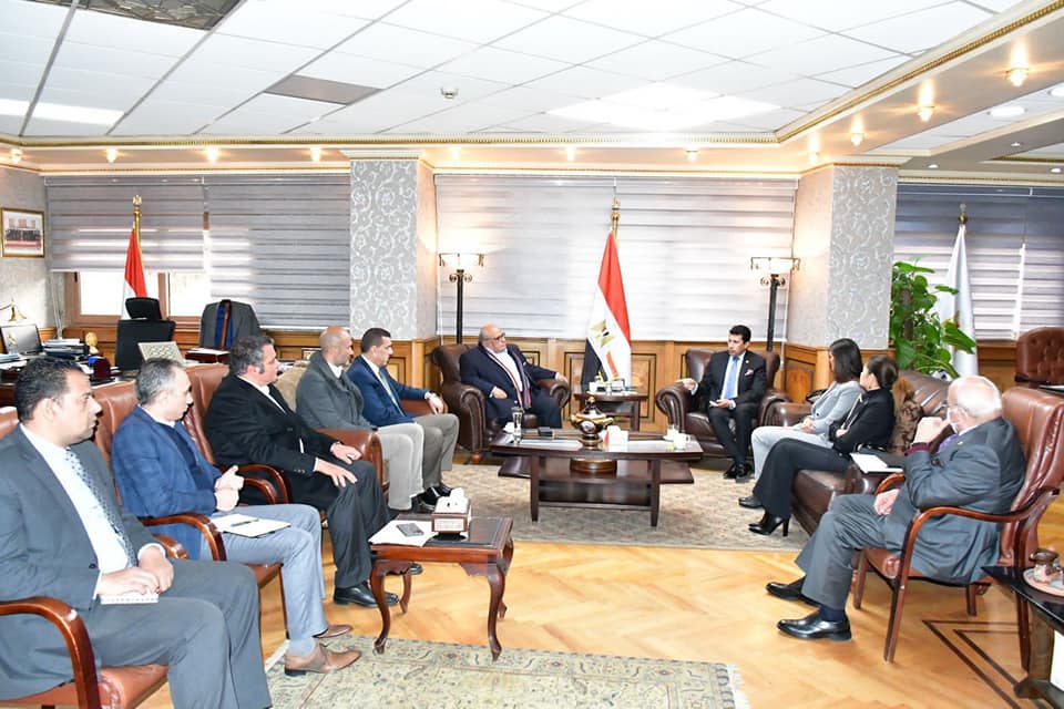 وزير الشباب يلتقي مجلس إدارة الاتحاد المصري للاسكواش