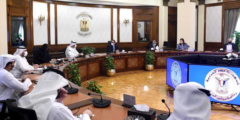 رئيس الوزراء يبحث ملفات التعاون مع وزير الصناعة الإماراتي