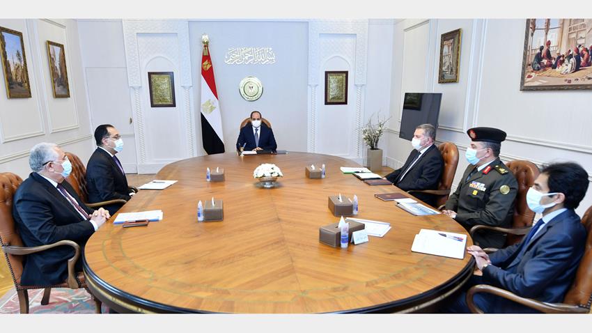 الرئيس السيسي خلال اجتماع