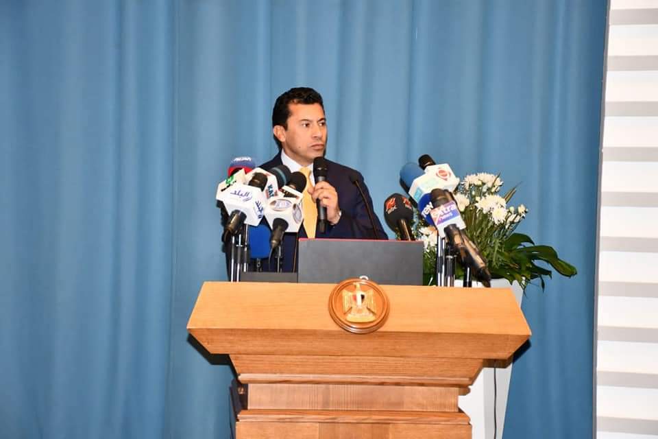 وزير الشباب يشهد مؤتمر الإعلان عن إقامة معرض «سبورتس إكسبو 2023»