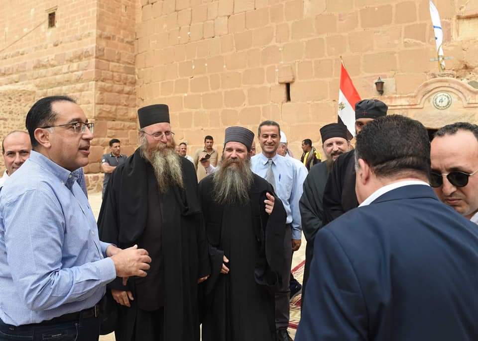 رئيس الوزراء يتفقد مشروع تطوير منطقة وادي الدير بسانت كاترين