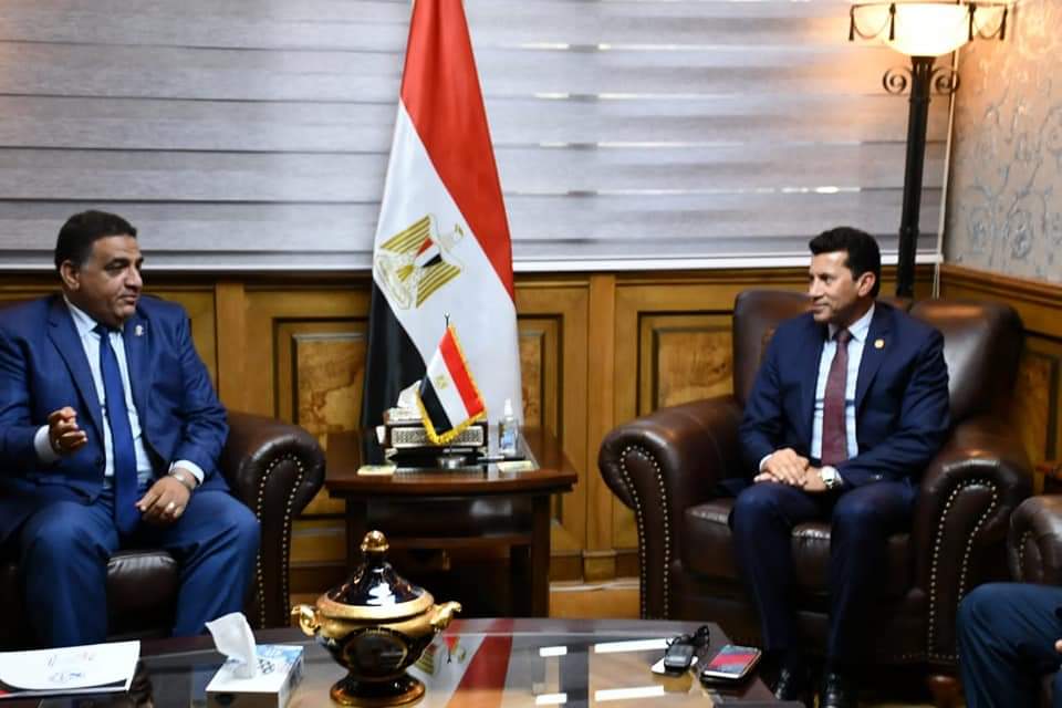 وزير الشباب يناقش خطة اتحاد رياضة اللاعبين ذوي الشلل الدماغي