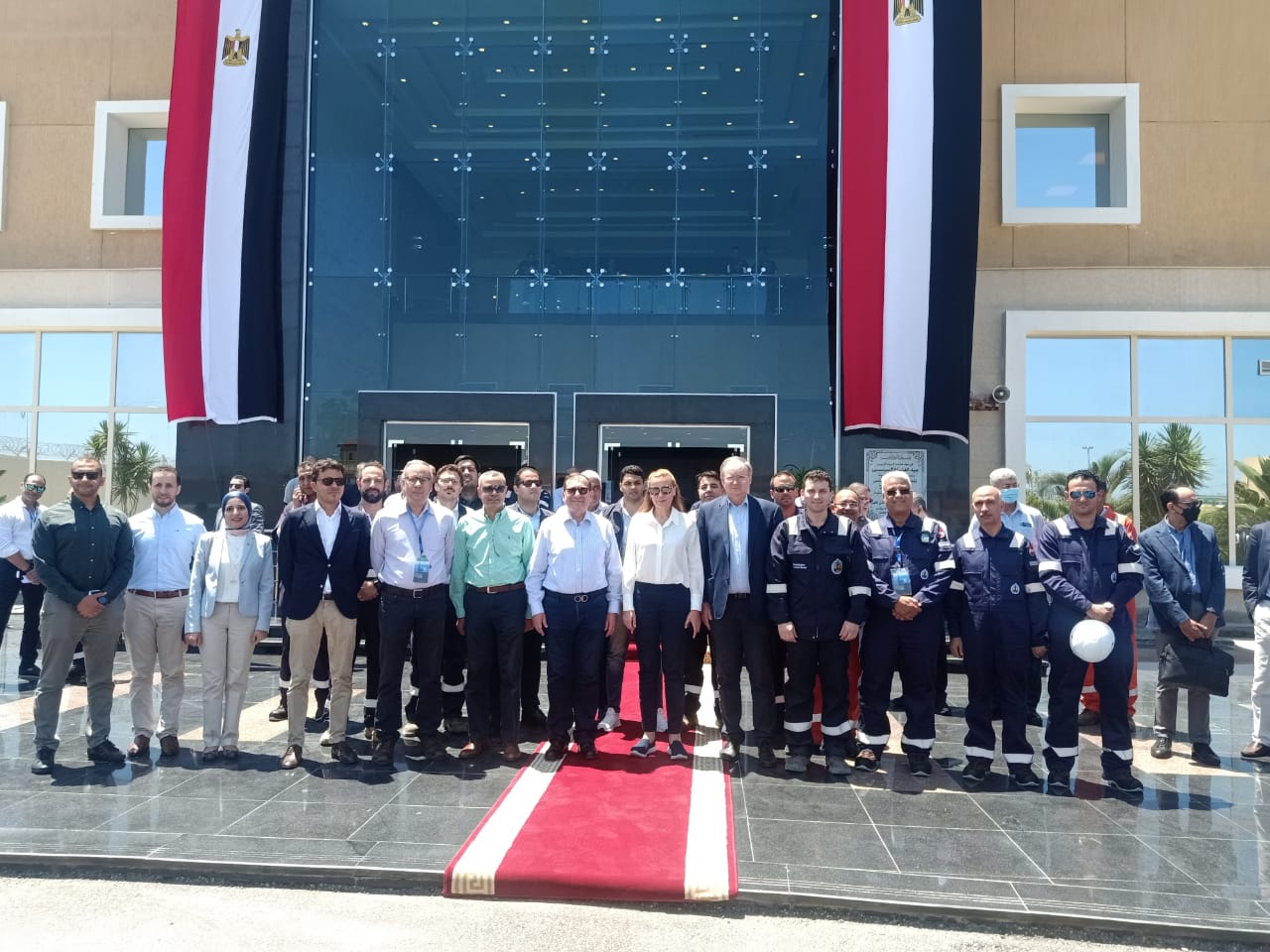 جانب من زيارة مجمع إسالة دمياط