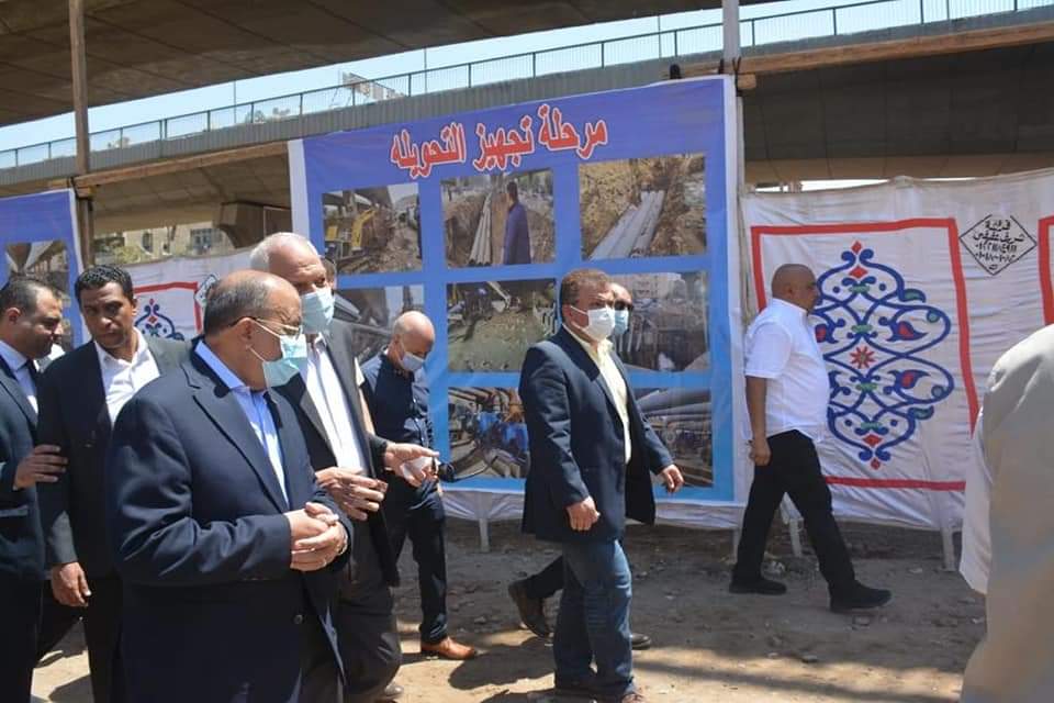 وزير التنمية المحلية ومحافظ الجيزة يتفقدان أعمال تطوير محور المريوطية