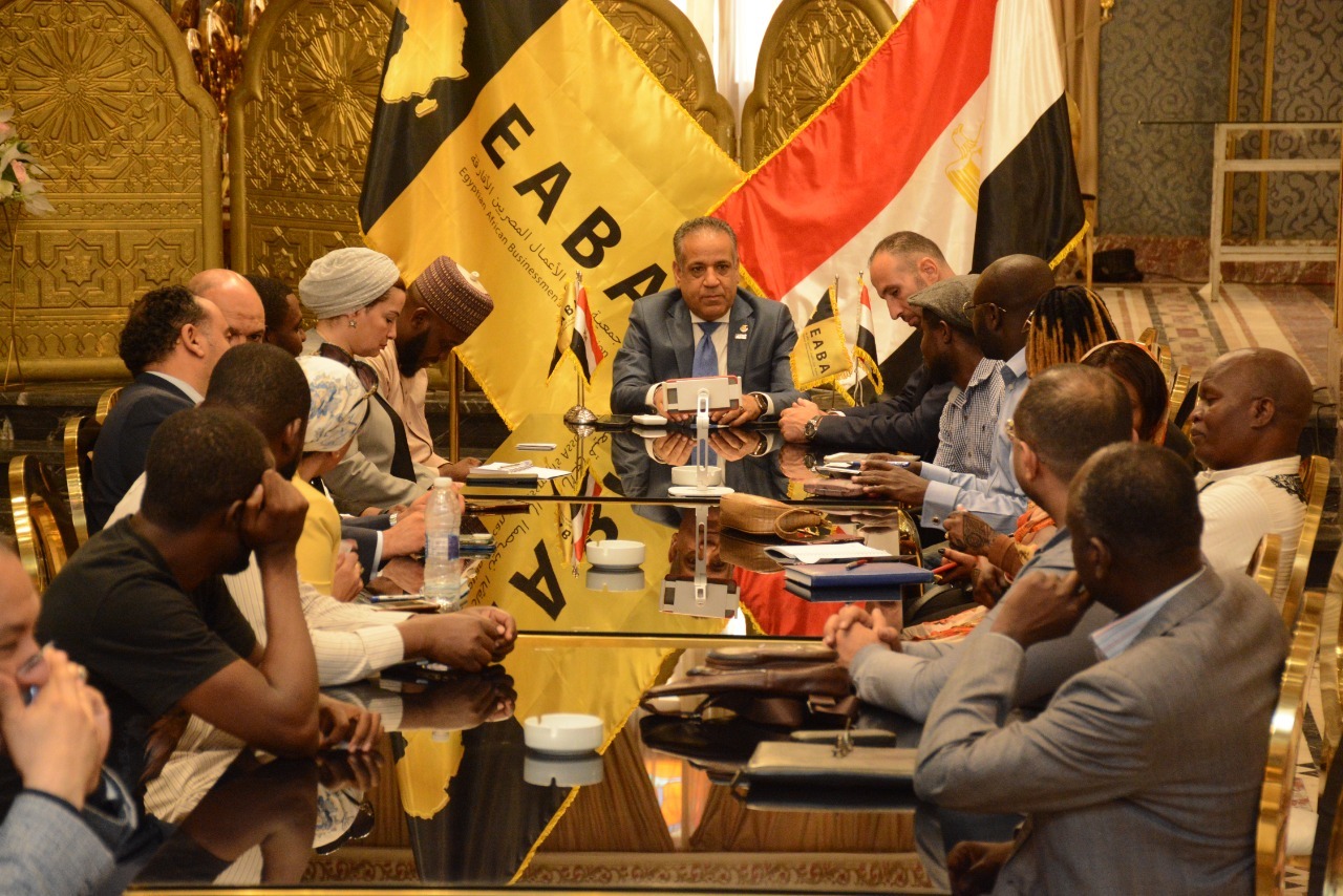 لقاء جمعية رجال الأعمال المصريين الأفارقة مع رؤساء الجاليات الأفارقة