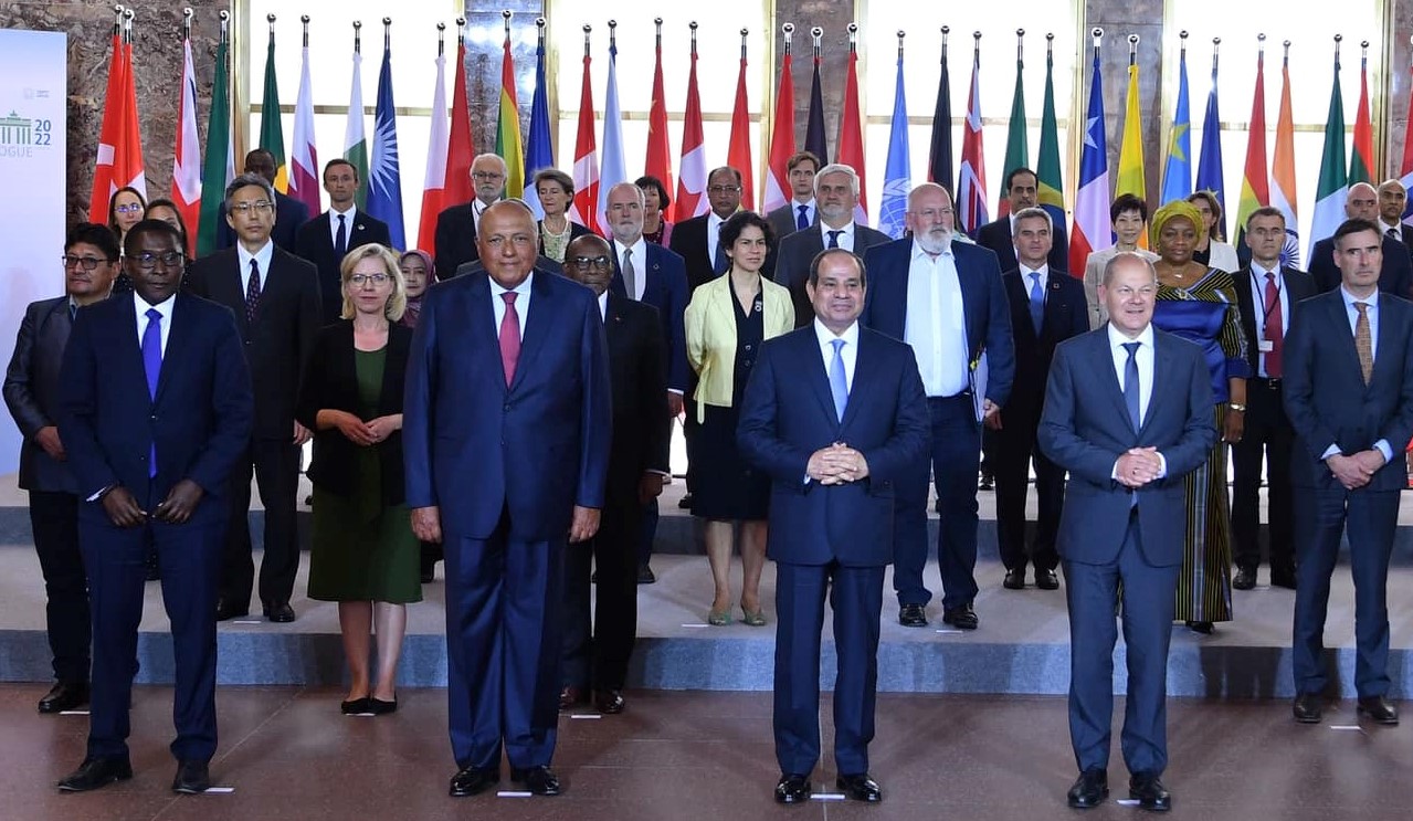 الرئيس السيسي والستشار الألماني