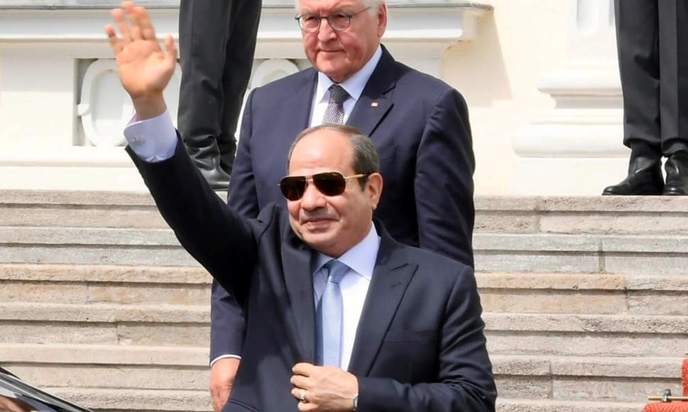 جانب من زيارة الرئيس لألمانيا