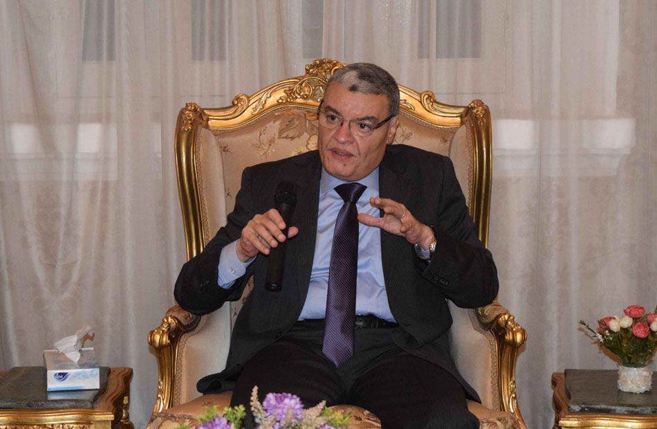 اللواء أسامة القاضى محافظ المنيا