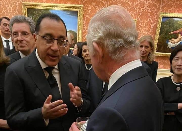 رئيس الوزراء يشارك فى حفل استقبال المشاركين بمراسم جنازة «إليزابيث الثانية»