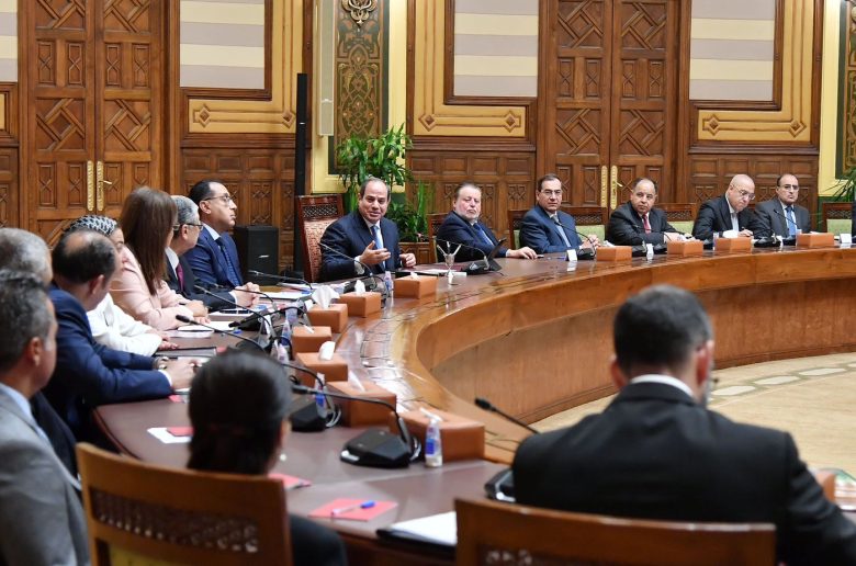 اجتماع الرئيس السيسي مع المستثمرين