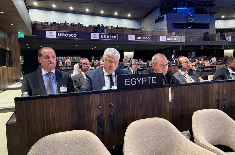 وزير التعليم العالي يلقى كلمة مصر في الدورة 215 للمجلس التنفيذي لليونسكو