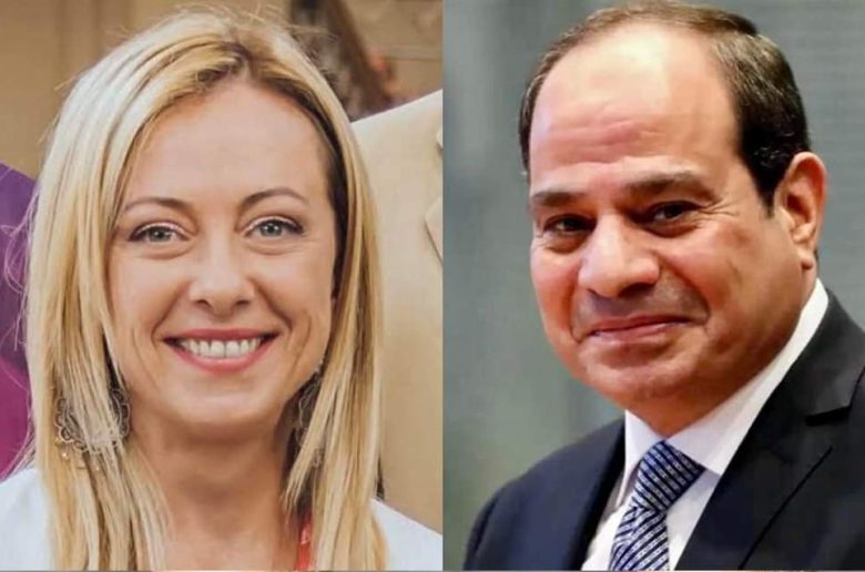 الرئيس السيسي يهنىء جورجيا ميلونى على توليها رئاسة الحكومة الايطالية