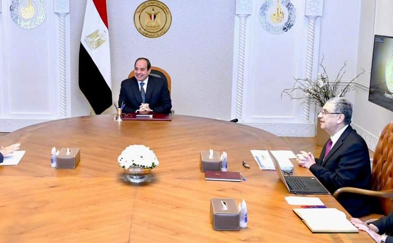 الرئيس السيسي يوجه بالتوسع في تصنيع مكونات إنتاج الطاقة الجديدة والمتجددة