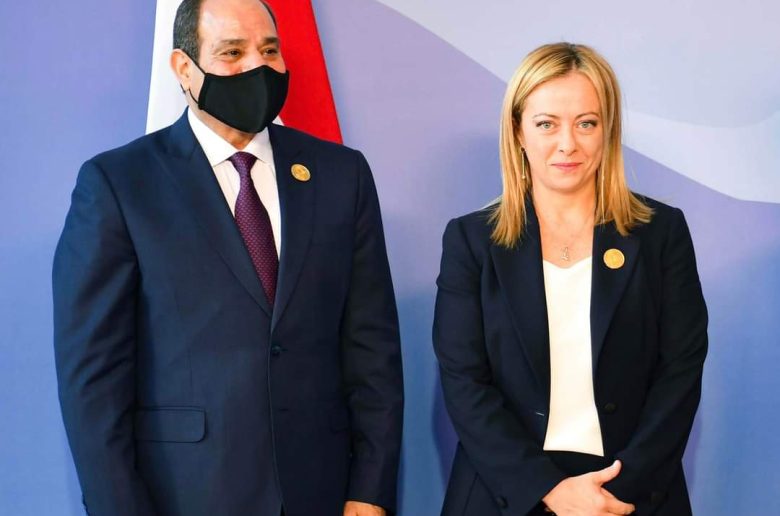 الرئيس السيسي يناقش تطوير العلاقات الاقتصادية والاستثمارية مع رئيسة وزراء إيطاليا